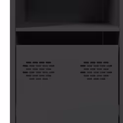 vidaXL Sideboard Olive Green 135x39x73.5 cm Cold-rolled Steel storage cabinet - black - Additional view 9