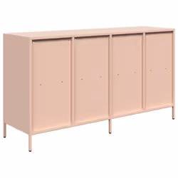 vidaXL Sideboard Olive Green 135x39x73.5 cm Cold-rolled Steel storage cabinet - pink - Additional view 6