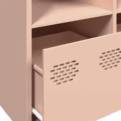 vidaXL Sideboard Olive Green 135x39x73.5 cm Cold-rolled Steel storage cabinet - pink - Additional view 8
