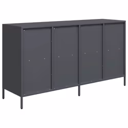 vidaXL Sideboard Olive Green 135x39x73.5 cm Cold-rolled Steel storage cabinet - anthracite - Additional view 6