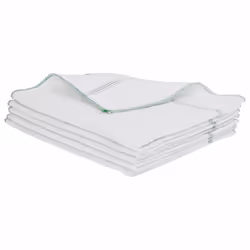 vidaXL Cleaning Cloths Sweeping Cleaning Cloth 5 pcs White with Green Stripes
