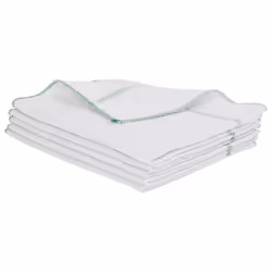 vidaXL Cleaning Cloths Sweeping Cleaning Cloth 10 pcs White with Green Stripes