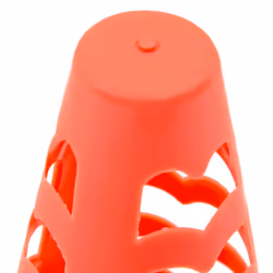 vidaXL Football Cones Soccer Training Cone Marker Cones 6 pcs Stackable Orange - Additional view 4