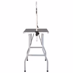 vidaXL Bath Grooming Table for Dogs Cats Pets Adjustable 1 Loop Beauty Table
