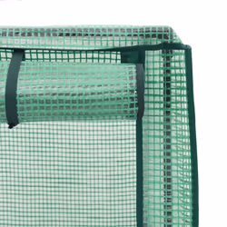 vidaXL Raised Bed with Greenhouse Cover Plant Box Garden Planter Rattan Look - black, 160 x 40 x 138 cm - Additional view 6