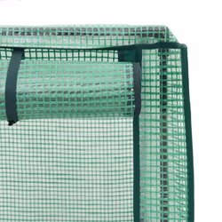 vidaXL Raised Bed with Greenhouse Cover Plant Box Garden Planter Rattan Look - white, 120 x 40 x 123 cm - Additional view 6