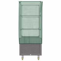 vidaXL Raised Bed with Cover and Wheels Plant Box Garden PlanterÃÂ Rattan Look - light grey - Additional view 4