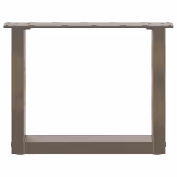 cm) vidaXL Coffee Table Legs Desk Legs Furniture Legs Bar Stand DIY U-Shaped Steel - natural, 40 x (30-31 - Additional view 4
