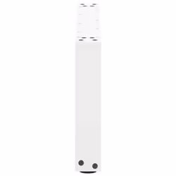 cm) vidaXL Coffee Table Legs Desk Legs Furniture Legs Bar Stand DIY U-Shaped Steel - white, 60 x (30-31 - Additional view 5