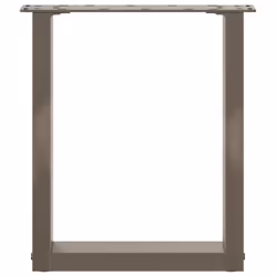 cm) vidaXL Coffee Table Legs Desk Legs Furniture Legs Bar Stand DIY U-Shaped Steel - natural, 28 x (42-43 - Additional view 4