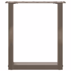 cm) vidaXL Coffee Table Legs Desk Legs Furniture Legs Bar Stand DIY U-Shaped Steel - natural, 38 x (42-43 - Additional view 4