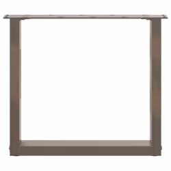 cm) vidaXL Coffee Table Legs Desk Legs Furniture Legs Bar Stand DIY U-Shaped Steel - natural, 50 x (42-43 - Additional view 4