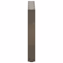 cm) vidaXL Coffee Table Legs Desk Legs Furniture Legs Bar Stand DIY U-Shaped Steel - natural, 50 x (42-43 - Additional view 5