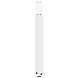 cm) vidaXL Coffee Table Legs Desk Legs Furniture Legs Bar Stand DIY U-Shaped Steel - white, 60 x (42-43 - Additional view 5