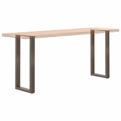 cm) vidaXL Coffee Table Legs Desk Legs Furniture Legs Bar Stand DIY U-Shaped Steel - natural, 38 x (72-73 - Additional view 7