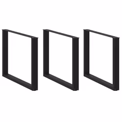 VidaXL 4013176, Metal, Black, Indoor, 730 mm, 500 mm