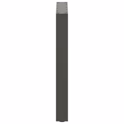 cm/ 3 pcs) vidaXL Coffee Table Legs Desk Legs Furniture Legs Bar Stand DIY U-Shaped Steel - anthracite, 70 x (72-73 - Additional view 5