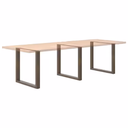 cm/ 3 pcs) vidaXL Coffee Table Legs Desk Legs Furniture Legs Bar Stand DIY U-Shaped Steel - natural, 80 x (72-73 - Additional view 7