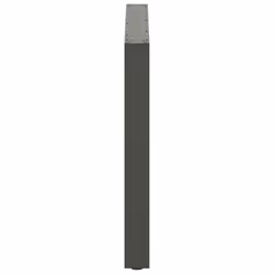 cm) vidaXL Coffee Table Legs Desk Legs Furniture Legs Bar Stand DIY U-Shaped Steel - anthracite, 100 x (72-73 - Additional view 5