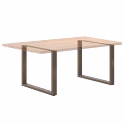 cm/ 3 pcs) vidaXL Coffee Table Legs Desk Legs Furniture Legs Bar Stand DIY U-Shaped Steel - natural, 100 x (72-73 - Additional view 7