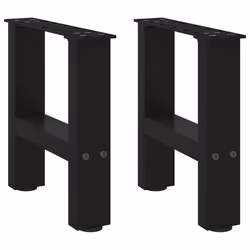 cm/ 1 pcs) vidaXL Coffee Table Legs Desk Legs Metal Furniture Legs Bar Stand DIY Steel - black, 30 x (30-31