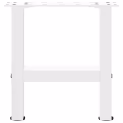 cm/ 1 pcs) vidaXL Coffee Table Legs Desk Legs Metal Furniture Legs Bar Stand DIY Steel - white, 30 x (30-31 - Additional view 4
