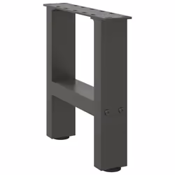 cm/ 1 pcs) vidaXL Coffee Table Legs Desk Legs Metal Furniture Legs Bar Stand DIY Steel - anthracite, 30 x (30-31 - Additional view 4