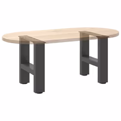 cm/ 1 pcs) vidaXL Coffee Table Legs Desk Legs Metal Furniture Legs Bar Stand DIY Steel - anthracite, 30 x (30-31 - Additional view 7