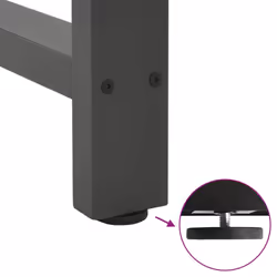 cm/ 1 pcs) vidaXL Coffee Table Legs Desk Legs Metal Furniture Legs Bar Stand DIY Steel - anthracite, 30 x (30-31 - Additional view 8