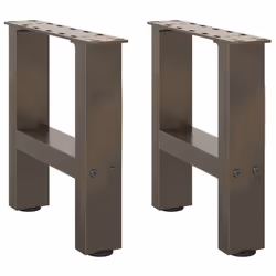 cm) vidaXL Coffee Table Legs Desk Legs Metal Furniture Legs Bar Stand DIY Steel - natural, 30 x (30-31