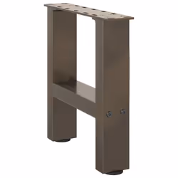 cm) vidaXL Coffee Table Legs Desk Legs Metal Furniture Legs Bar Stand DIY Steel - natural, 30 x (30-31