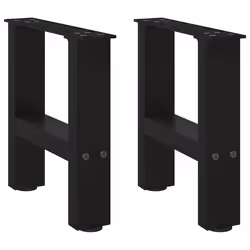 cm/ 1 pcs) vidaXL Coffee Table Legs Desk Legs Metal Furniture Legs Bar Stand DIY Steel - black, 40 x (30-31