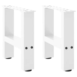 cm) vidaXL Coffee Table Legs Desk Legs Metal Furniture Legs Bar Stand DIY Steel - white, 40 x (30-31