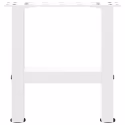 cm) vidaXL Coffee Table Legs Desk Legs Metal Furniture Legs Bar Stand DIY Steel - white, 40 x (30-31 - Additional view 4