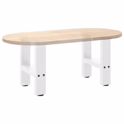 cm) vidaXL Coffee Table Legs Desk Legs Metal Furniture Legs Bar Stand DIY Steel - white, 40 x (30-31 - Additional view 7