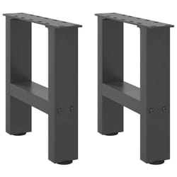 cm) vidaXL Coffee Table Legs Desk Legs Metal Furniture Legs Bar Stand DIY Steel - anthracite, 40 x (30-31