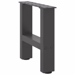 cm) vidaXL Coffee Table Legs Desk Legs Metal Furniture Legs Bar Stand DIY Steel - anthracite, 40 x (30-31 - Additional view 4