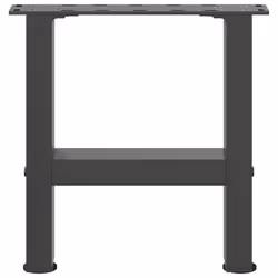 cm) vidaXL Coffee Table Legs Desk Legs Metal Furniture Legs Bar Stand DIY Steel - anthracite, 40 x (30-31 - Additional view 5