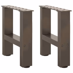 cm) vidaXL Coffee Table Legs Desk Legs Metal Furniture Legs Bar Stand DIY Steel - natural, 40 x (30-31