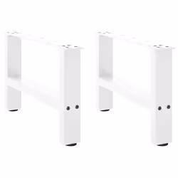 cm) vidaXL Coffee Table Legs Desk Legs Metal Furniture Legs Bar Stand DIY Steel - white, 50 x (30-31