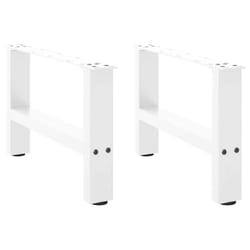 cm) vidaXL Coffee Table Legs Desk Legs Metal Furniture Legs Bar Stand DIY Steel - white, 50 x (30-31