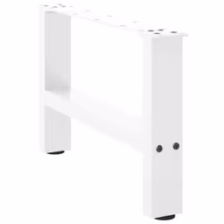 cm) vidaXL Coffee Table Legs Desk Legs Metal Furniture Legs Bar Stand DIY Steel - white, 50 x (30-31 - Additional view 4