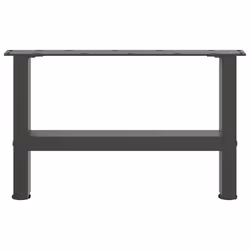 cm) vidaXL Coffee Table Legs Desk Legs Metal Furniture Legs Bar Stand DIY Steel - anthracite, 50 x (30-31 - Additional view 4