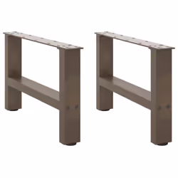 cm) vidaXL Coffee Table Legs Desk Legs Metal Furniture Legs Bar Stand DIY Steel - natural, 50 x (30-31