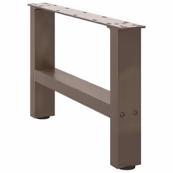 cm) vidaXL Coffee Table Legs Desk Legs Metal Furniture Legs Bar Stand DIY Steel - natural, 50 x (30-31