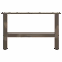 cm) vidaXL Coffee Table Legs Desk Legs Metal Furniture Legs Bar Stand DIY Steel - natural, 50 x (30-31 - Additional view 4