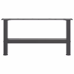 cm/ 1 pcs) vidaXL Coffee Table Legs Desk Legs Metal Furniture Legs Bar Stand DIY Steel - anthracite, 60 x (30-31
