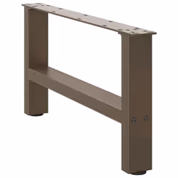 cm) vidaXL Coffee Table Legs Desk Legs Metal Furniture Legs Bar Stand DIY Steel - natural, 60 x (30-31