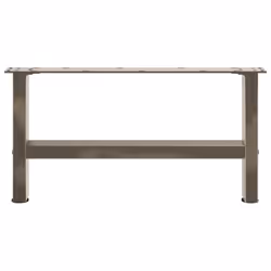cm) vidaXL Coffee Table Legs Desk Legs Metal Furniture Legs Bar Stand DIY Steel - natural, 60 x (30-31 - Additional view 4