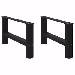 cm/ 1 pcs) vidaXL Coffee Table Legs Desk Legs Metal Furniture Legs Bar Stand DIY Steel - black, 70 x (30-31